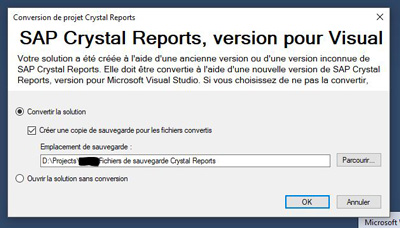 Crystal report visual studio 2017 not working